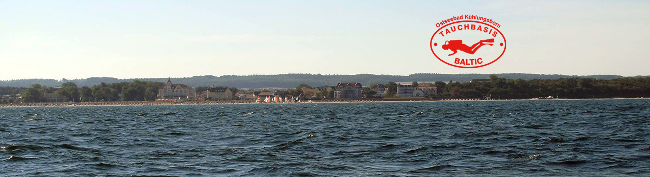 Lage der Tauchbasis Baltic am Kühlungsborner Weststrand